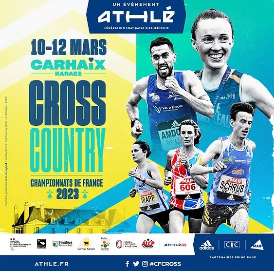 Affiche officielle des Championnats de France de Cross 2023