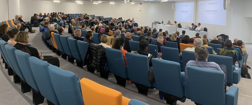 Assemblée Générale de la Ligue d'Athlétisme d'Occitanie 2022 à l'Amphithéâtre de la Socamil à Castelnaudary.