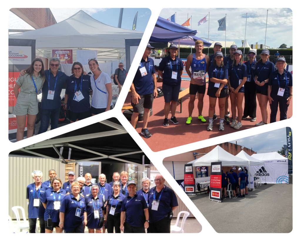 Montage photos des Championnats de France Elite.