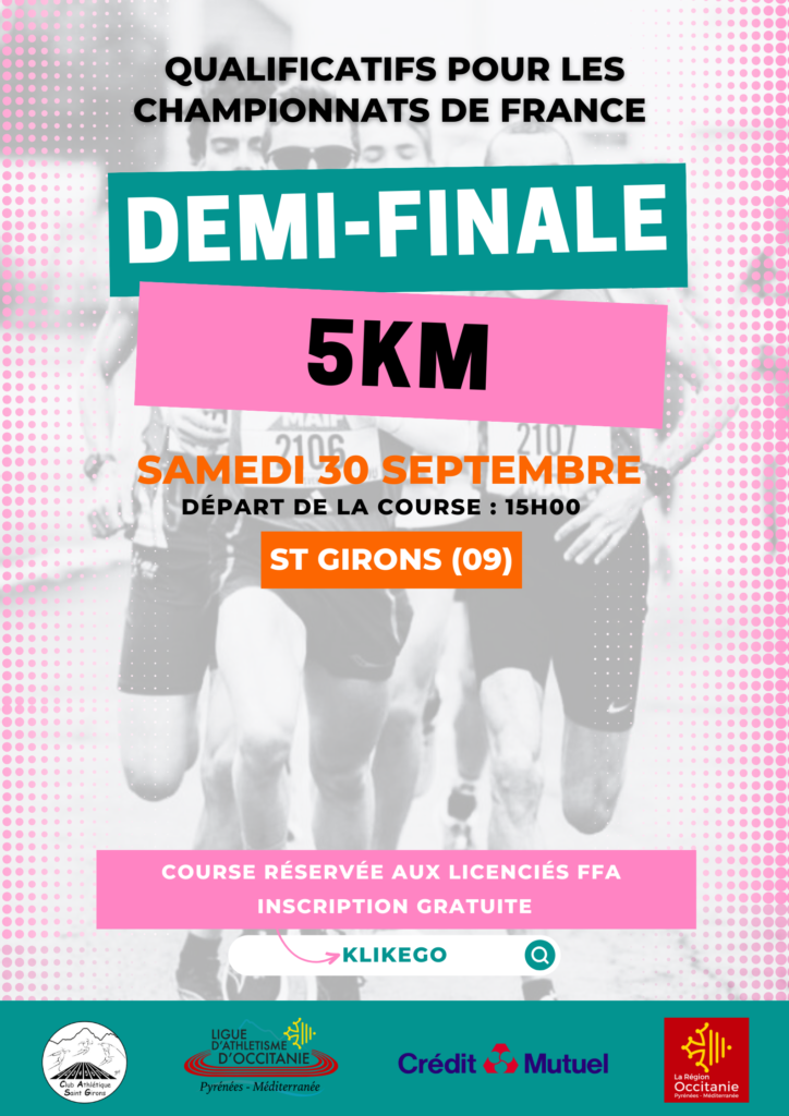 Demi-finale 5km Occitanie
