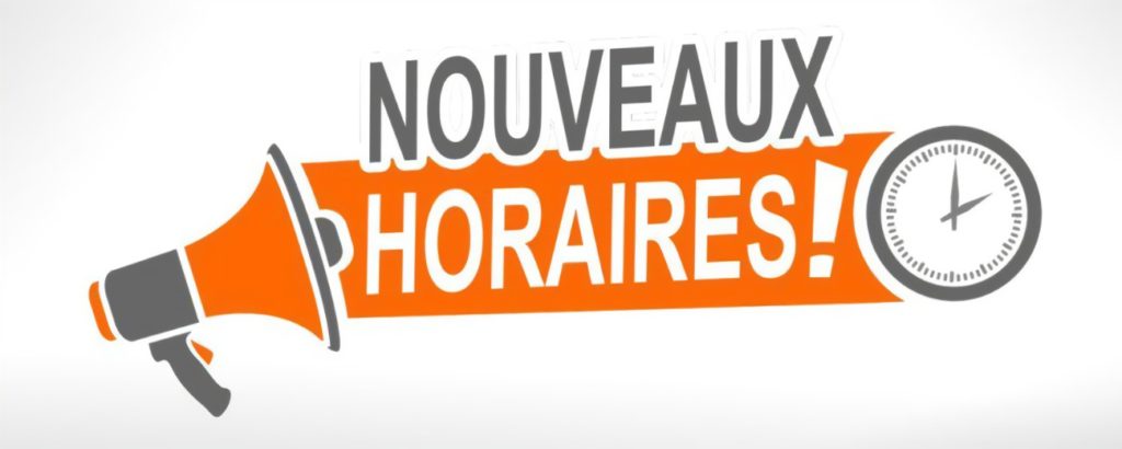 Nouveaux Horaires