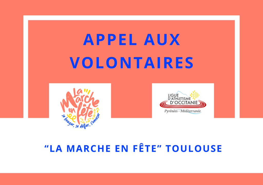 Appel candidatures bénévoles "La Marche en fête"