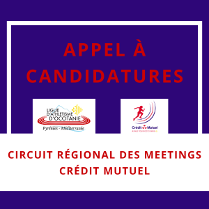 Appel à candidatures Circuit Régional Meetings 2025